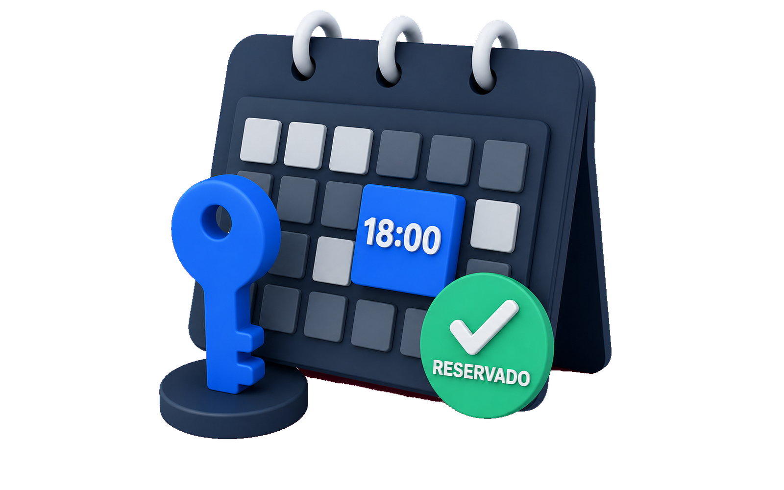 A reserva é organizada