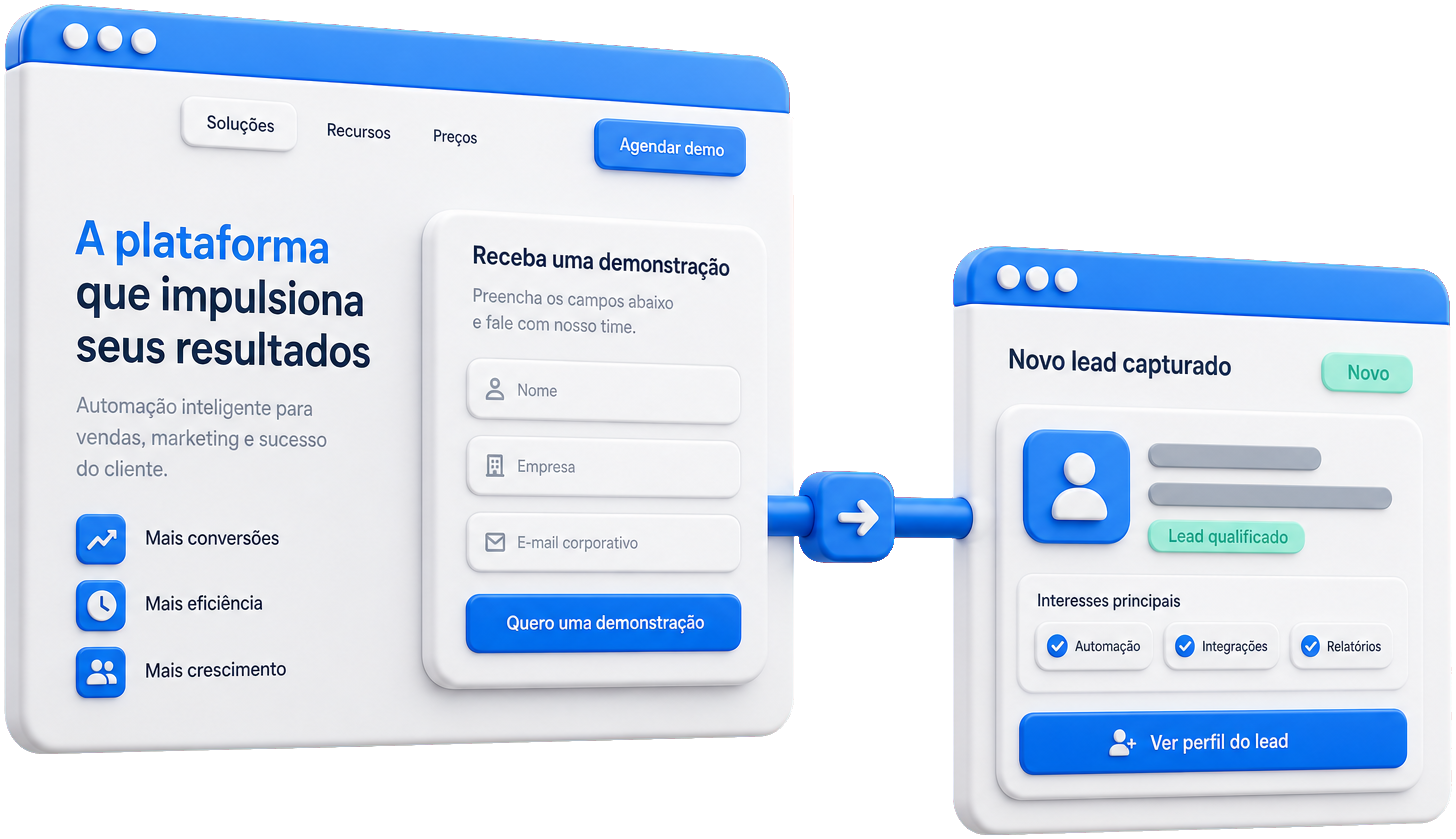 Sites e landing pages