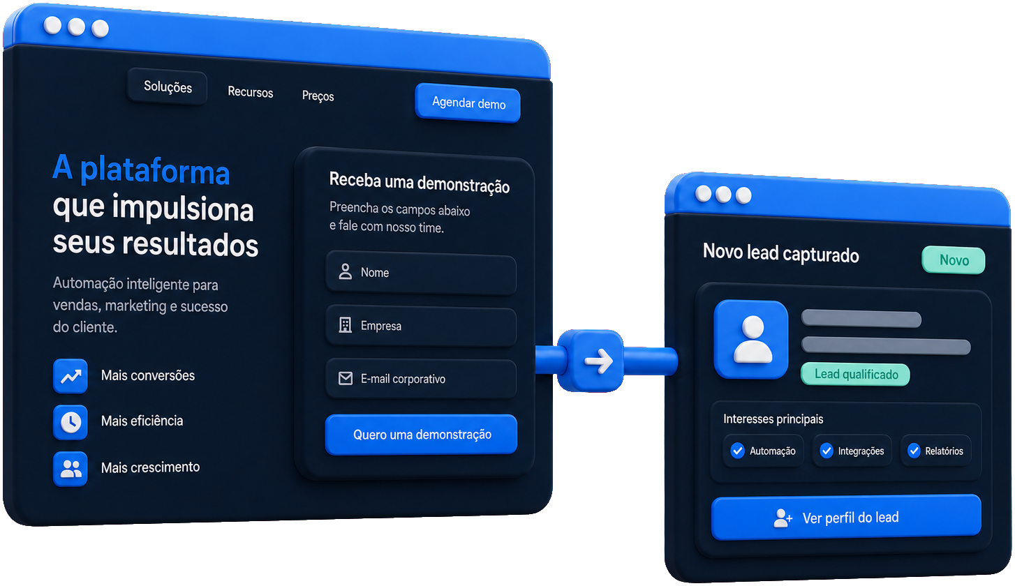 Sites e landing pages