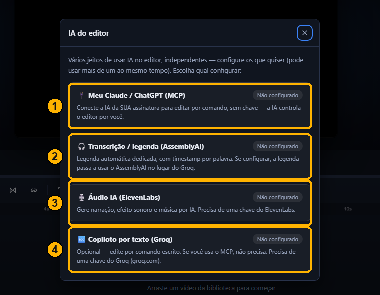 Use a IA quando quiser