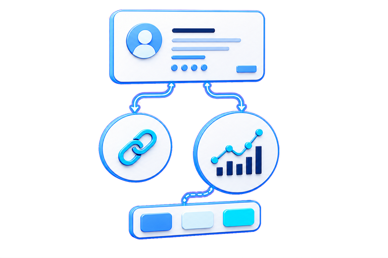 Revise links e prévia